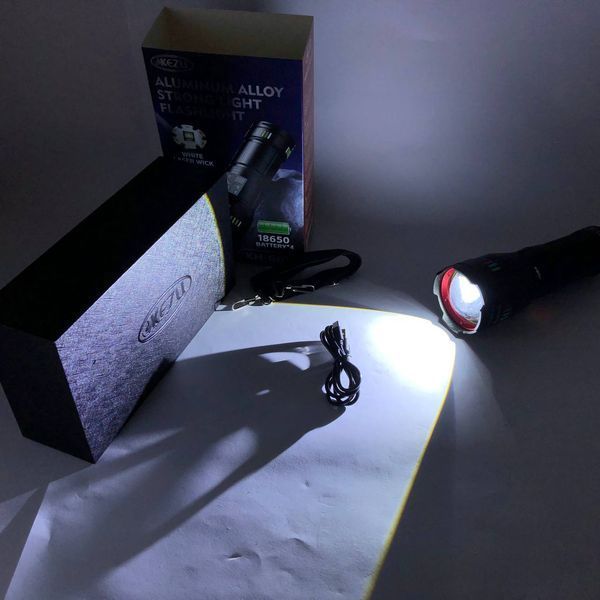 Фонарь NIGHT VISION FLUORESCENCE G01-PM60-TG, Мощный карманный фонарик, Сильный фонарик 00023355 фото