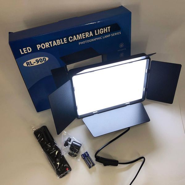 Профессиональный видеосвет LED LIGHT RL-900 35W с пультом 3000k-6500k, Прямоугольный студийный свет 00023531 фото