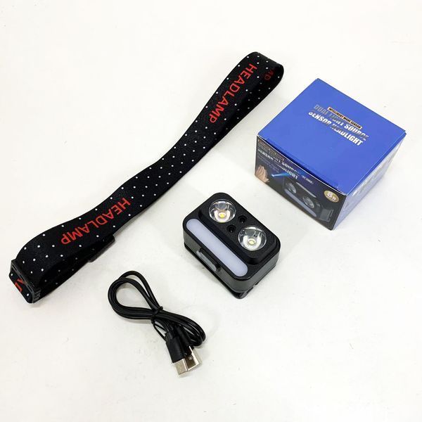 Фонарь налобный 2069-XPG+XPG+5SMD Motion sensor 00023227 фото