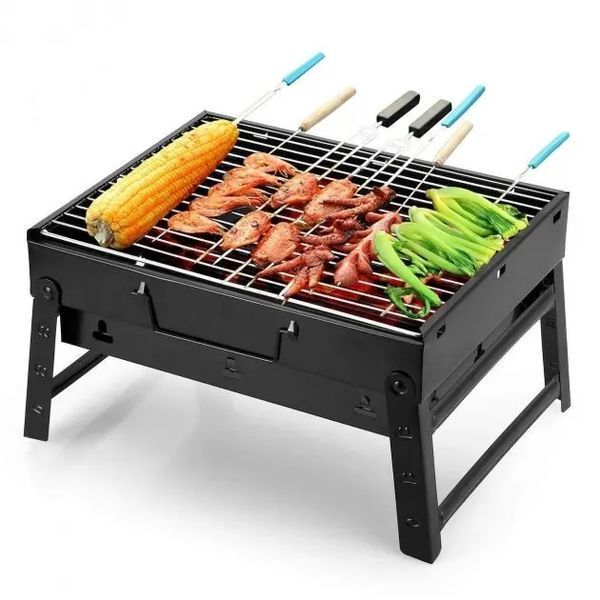 Портативный гриль TL-372 барбекю BBQ Grill Portable складной переносной мангал для дома дачи и туризма 00013110 фото