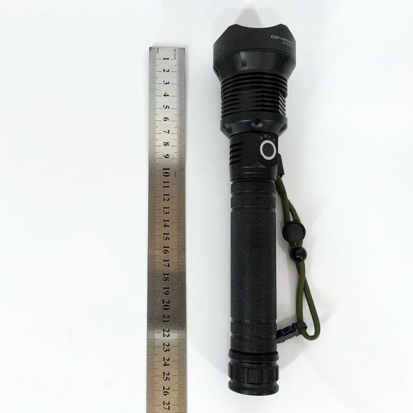 Мощный фонарик аккумуляторный тактический X-Balog BL-X92-P70 с зарядкой от USB, тактичный фонарь 00022909 фото
