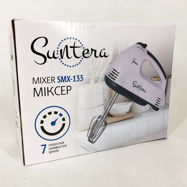 Міксер Suntera SMX-133, гарний міксер, найкращий ручний міксер, ручний міксер для кухні, кухонний міксер 00018913 фото