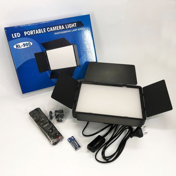 Профессиональный видеосвет LED LIGHT RL-900 35W с пультом 3000k-6500k, Прямоугольный студийный свет 00023531 фото