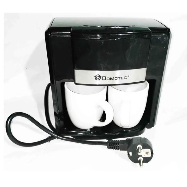 Крапельна кавоварка Domotec MS-0708 500 Вт з двома чашками 00019798 фото