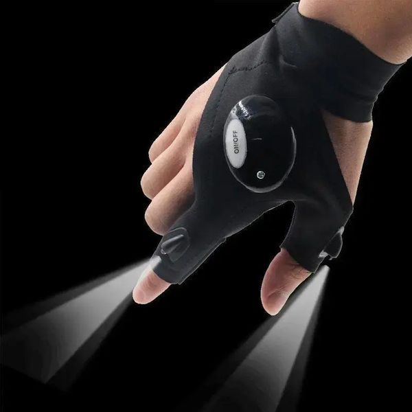 Світлодіодний перчатки со встроенным фонариком glove light перчатки с фонариком! 00018475 фото