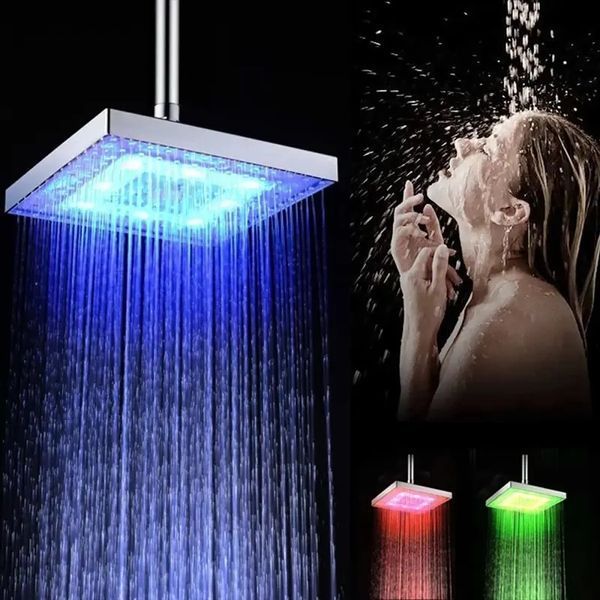 Насадка для душу з LED підсвічуванням RGB LED SHOWER Світлодіодна Лійка 00012982 фото