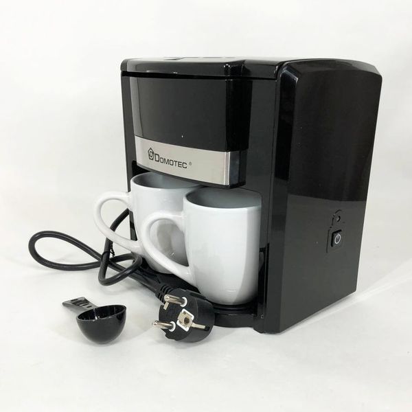 Крапельна кавоварка Domotec MS-0708 500 Вт з двома чашками 00019798 фото