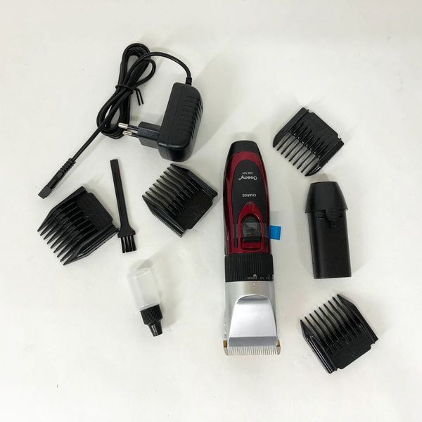 Профессиональная машинка для стрижки волос GEMEI GM-550 с двумя аккумуляторами, Бритва триммер для бороды 00014313 фото