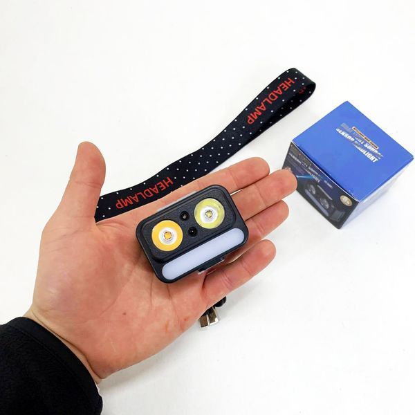 Фонарь налобный 2069-XPG+XPG+5SMD Motion sensor 00023227 фото