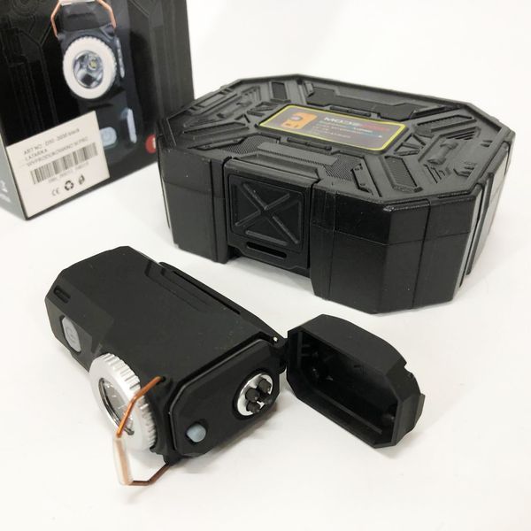 Многофункциональный армейский фонарь D50-SMD индикация заряда, зажигалка. Цвет: черный 00023041 фото