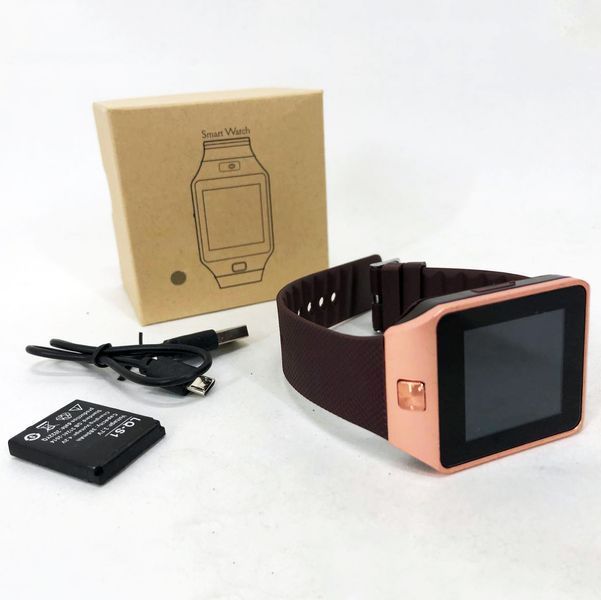 Смарт-часы Smart Watch DZ09. Цвет: золотой 00022457 фото