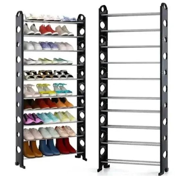 Полка для обуви Shoe rack (10 полок, 30 пар) (25Wх7.9"Dх60.6H) 8060 00014042 фото