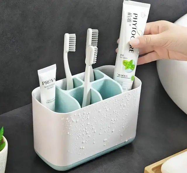 Підставка для зубних щіток Large toothbrush caddy | Організатор у ванну 00020354 фото