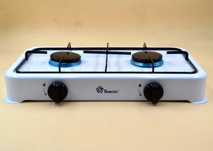 Настольная газовая плита Domotec MS-6602/4063 на 2 конфорки 00020920 фото