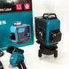 Уровень лазерный линейный нивелир аккумуляторный Laser 4D, 16 линий, рабочее растояние 30м, в чемодане 00013630 фото 19