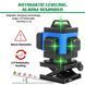 Уровень лазерный линейный нивелир аккумуляторный Laser 4D, 16 линий, рабочее растояние 30м, в чемодане 00013630 фото 3