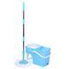 Универсальная швабра с отжимом-центрифугой и ведром Easy Mop Круглая Швабра. Цвет: синий 00013365 фото 4