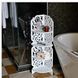 Полка стелаж пластиковая в ваную угловая PK-04 (80cm*20cm*20cm) 00012799 фото 2