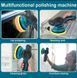 Полировальная машинка Waxing Polisher аккумуляторная с насадками 2 АКБ 00022660 фото 7