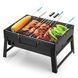 Портативный гриль TL-372 барбекю BBQ Grill Portable складной переносной мангал для дома дачи и туризма 00013110 фото 4
