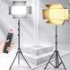 Профессиональный видеосвет LED LIGHT RL-900 35W с пультом 3000k-6500k, Прямоугольный студийный свет 00023531 фото 9