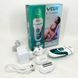 Эпилятор VGR V-700 Женский беспроводной с подсветкой для ног и зоны бикини, пемза, электробритва для ног 00014462 фото 13