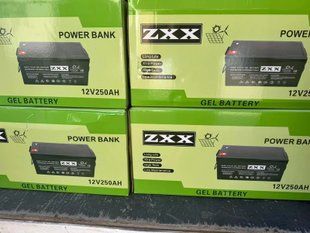 Гелевый аккумулятор ZXX 12V 250Ah 00024661 фото