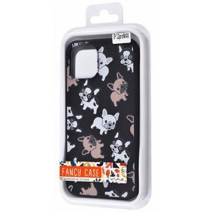 Чехол для Apple Iphone 12 Pro Max собачки. Цвет: черный 00023774 фото