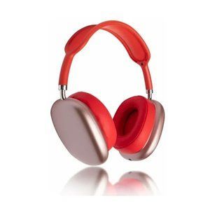 Червоні Бездротові повнорозмірні навушники Bluetooth Macaron P9 Max 00023826 фото
