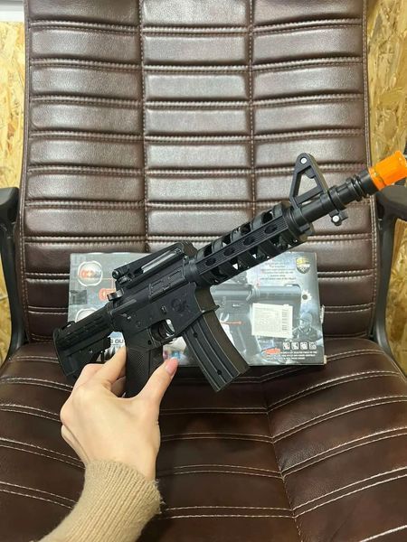 Игрушка автомат Ак-918 со световыми и звуковыми эффектами 00024379 фото