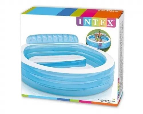 Детский мягкий надувной бассейн Intex 57190 (224х216х76см) 00013952 фото