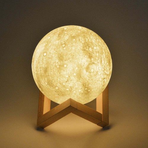 Настільний світильник місяць Magic 3D Moon Light Від Акумулятора 00023171 фото