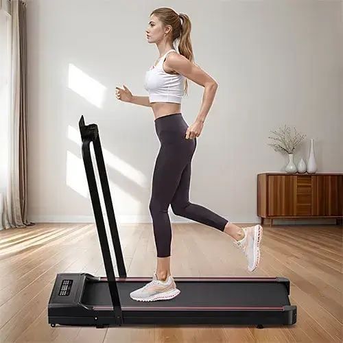 Складная беговая дорожка YXT003 Black 10 км/ч, до 150 кг, с пультом, тихая, двигатель 3.0 (22кг) 00014148 фото