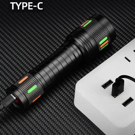 Ліхтарик 623-TG+COB, Переносний ручний потужний ліхтар, Портативний світлодіодний ліхтар із зарядкою 00023057 фото
