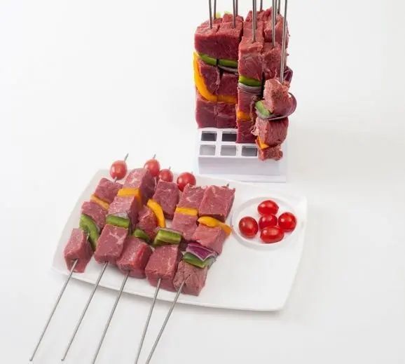 Пристрій для швидкого нанизування шашлику brochette express | шпажки для шашлику 00013111 фото