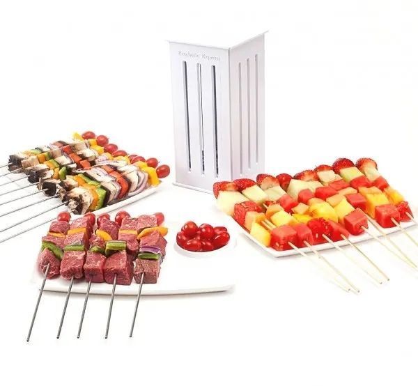 Пристрій для швидкого нанизування шашлику brochette express | шпажки для шашлику 00013111 фото