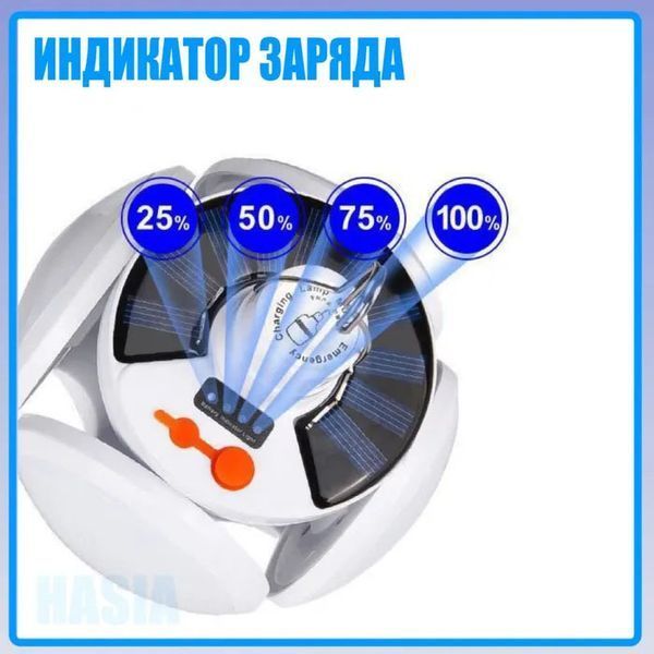 Ліхтар Лампа для кемпінгу акумуляторна BL-2029 + SOLAR на сонячній батареї кемпінговий складаний ліхтар 00023411 фото