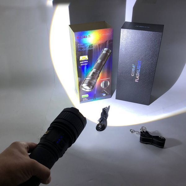Фонарь CB-G400 WHITE LASER LED PM60-TG, Сильный фонарик, Фонарь ручной тактический 00023356 фото