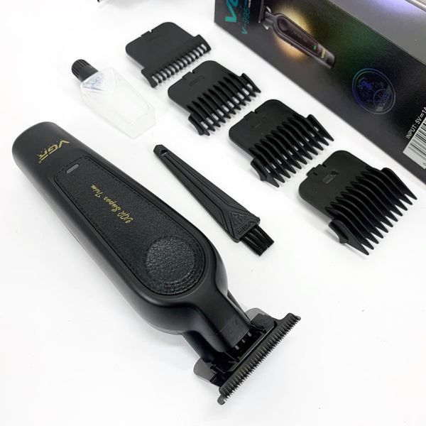 Аккумуляторная машинка для стрижки VGR V-995 + 4 насадки, 2000 мАч, USB 00014856 фото