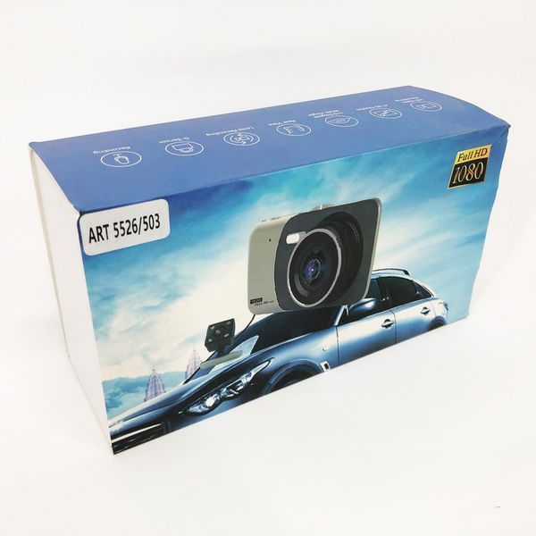 Відеореєстратор автомобільний MHZ DVR CT503 1080P з двома камерами, Реєстратор з камерою на машину 00016829 фото