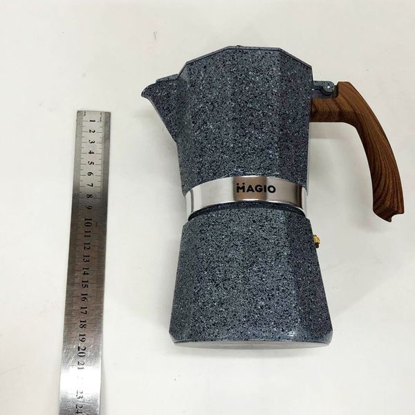 Гейзерная кофеварка Magio MG-1012 450 мл, кофеварка для дома, гейзерная турка для кофе, кофейник гейзерный 00019869 фото