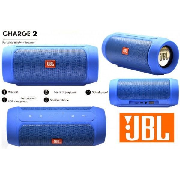 Акустична система JBL CHARGE2 + J2 (аналог) Колір: синій 00017645 фото