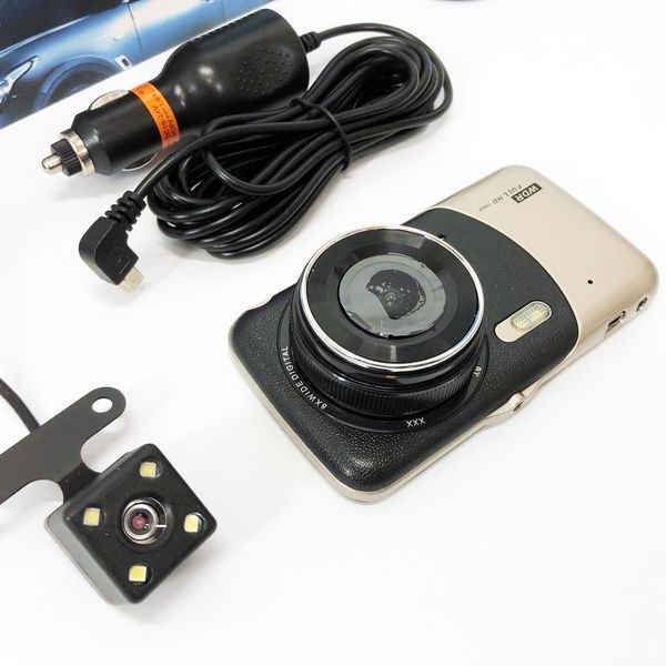 Відеореєстратор автомобільний MHZ DVR CT503 1080P з двома камерами, Реєстратор з камерою на машину 00016829 фото