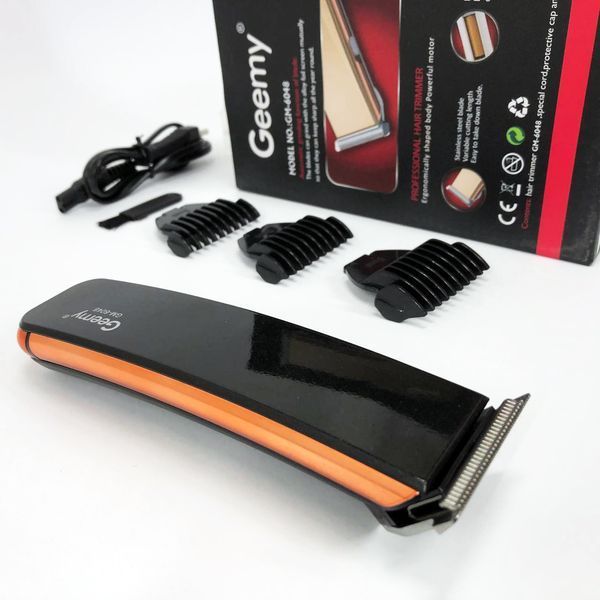 Машинка для стрижки GEMEI GM-6048, Машинка для стрижки домашня, електробритва для голови. Колір: чорний 00015212 фото