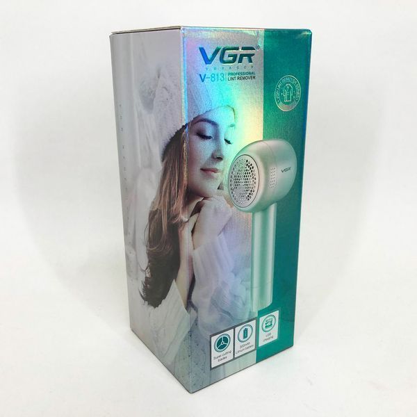 Машинка для удаления катышков VGR V-813, Машинка для стрижки катишок. Цвет: зеленый 00012579 фото
