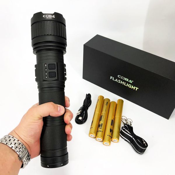 Фонарь CB-G400 WHITE LASER LED PM60-TG, Сильный фонарик, Фонарь ручной тактический 00023356 фото
