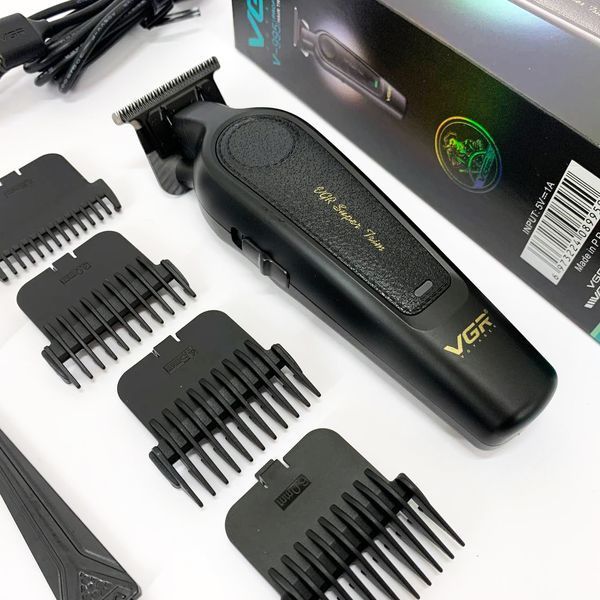 Аккумуляторная машинка для стрижки VGR V-995 + 4 насадки, 2000 мАч, USB 00014856 фото
