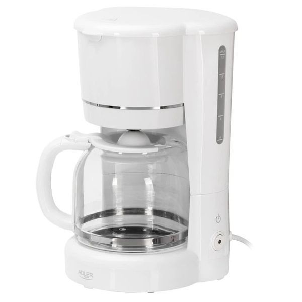 Кавоварка крапельна Adler AD 4383 white 1.5Л 900Вт 00020124 фото