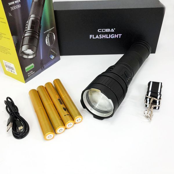 Фонарь CB-G400 WHITE LASER LED PM60-TG, Сильный фонарик, Фонарь ручной тактический 00023356 фото