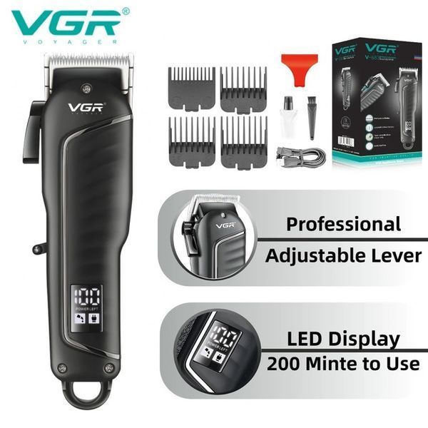 Мощная профессиональная машинка для стрижки VGR V-683 беспроводная, Надежная машинка для стрижки 00015352 фото